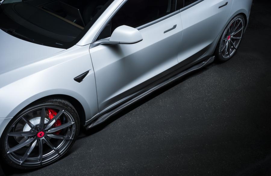 Детали экстерьера Tesla Model 3 VOLTA by Vorsteiner 2019 года  (фото 8 из 40)